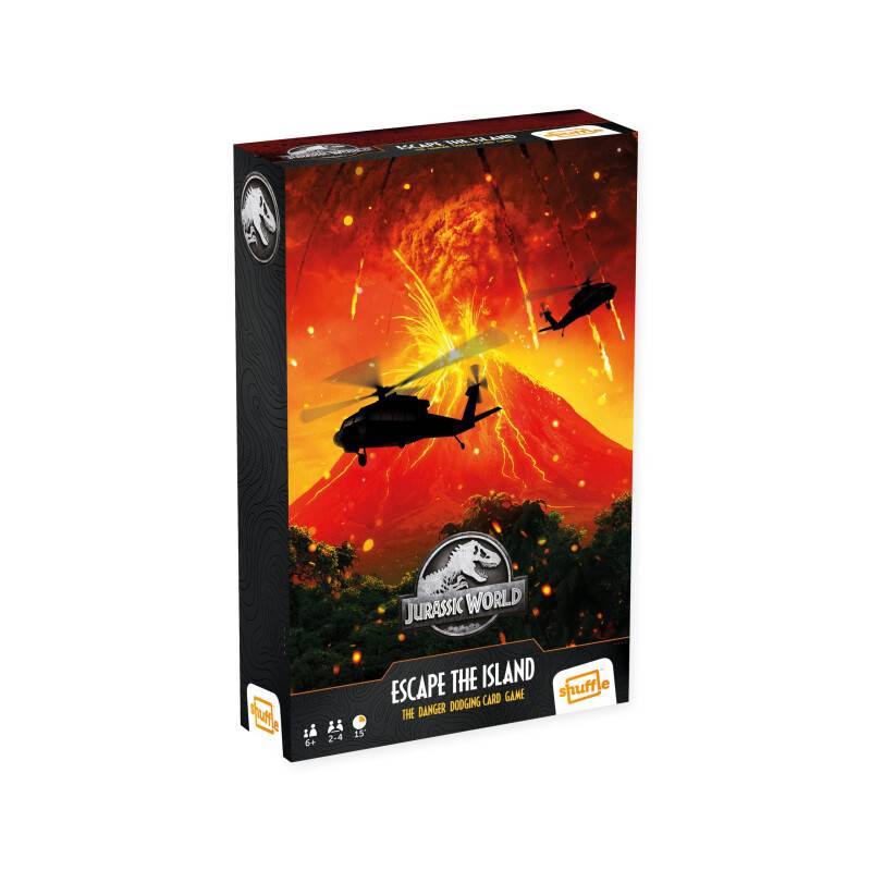 Cartamundi Jurassic World Escape The Island Kartenspiel, für 2–4...