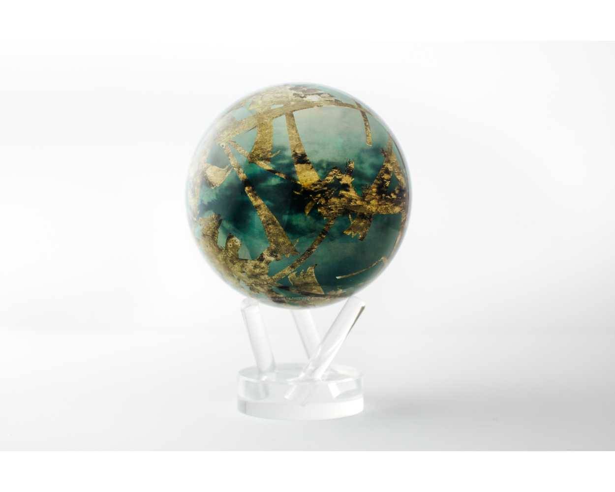 MOVA Globe - Roterende globus drevet af solceller - Titan Moon Diameter: 4.5" / 11,4 cm