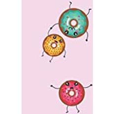 Notebook: Cute kawaii donut party 5x8 lined paper (buttery softcover)