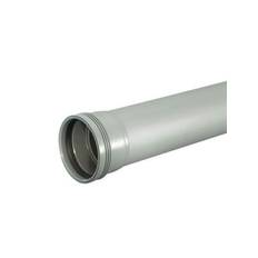 Wavin Wafix pp pipe with sleeve 75 x 2000 mm grey