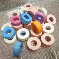 High Quality Lash Tape Sensitive Skin Silicone Gel Tape PInk White Purple Green Blue PE Micro Eyelash Tape for EyeLash Extension