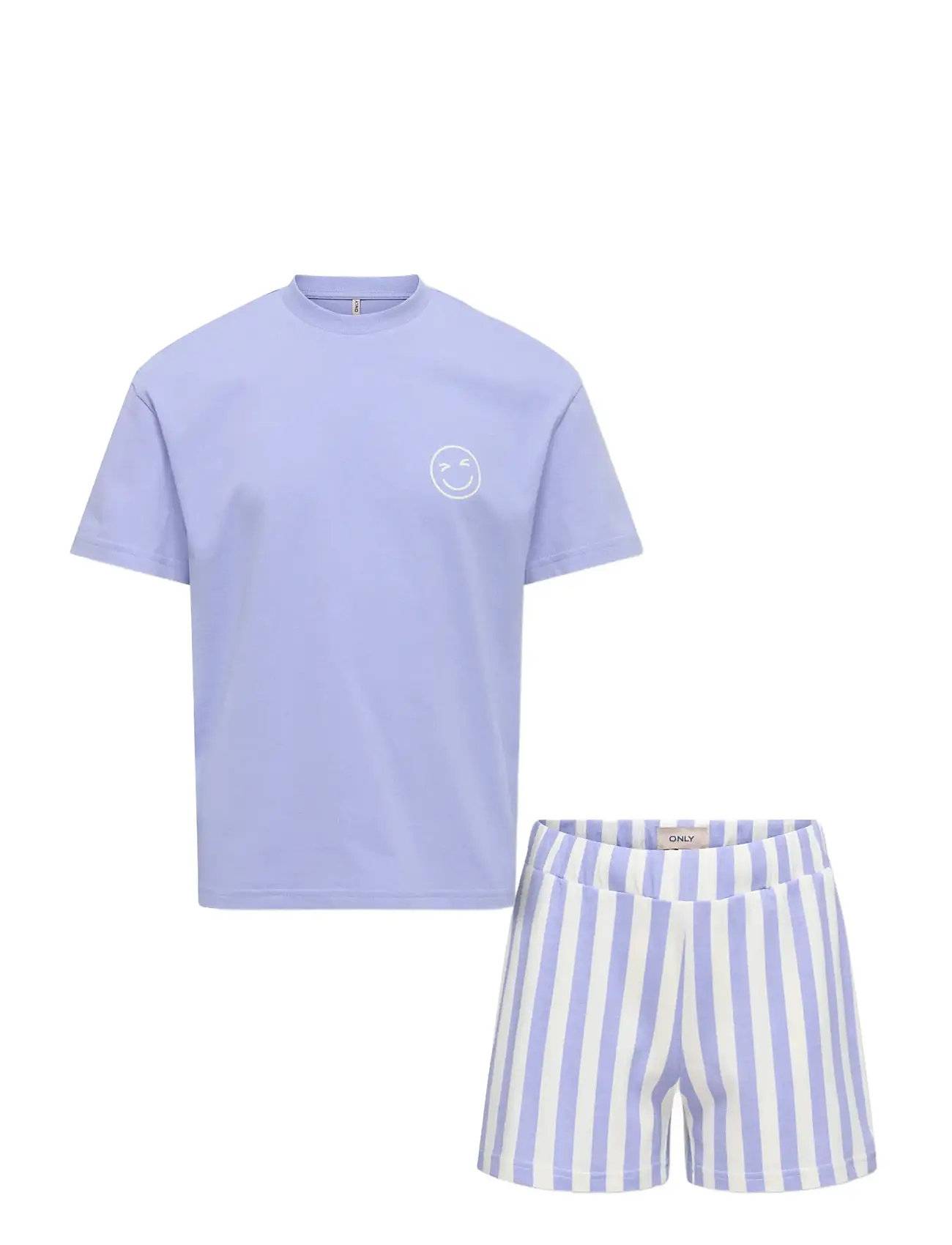 Kids Only Kogrila Nightwear Top/Shorts Set Jrs - Purple - 146-152