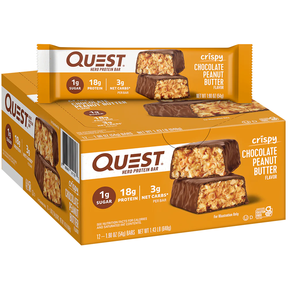 Simply Good Foods Quest Hero Protein Bars 12 Pack - Birthday Cake