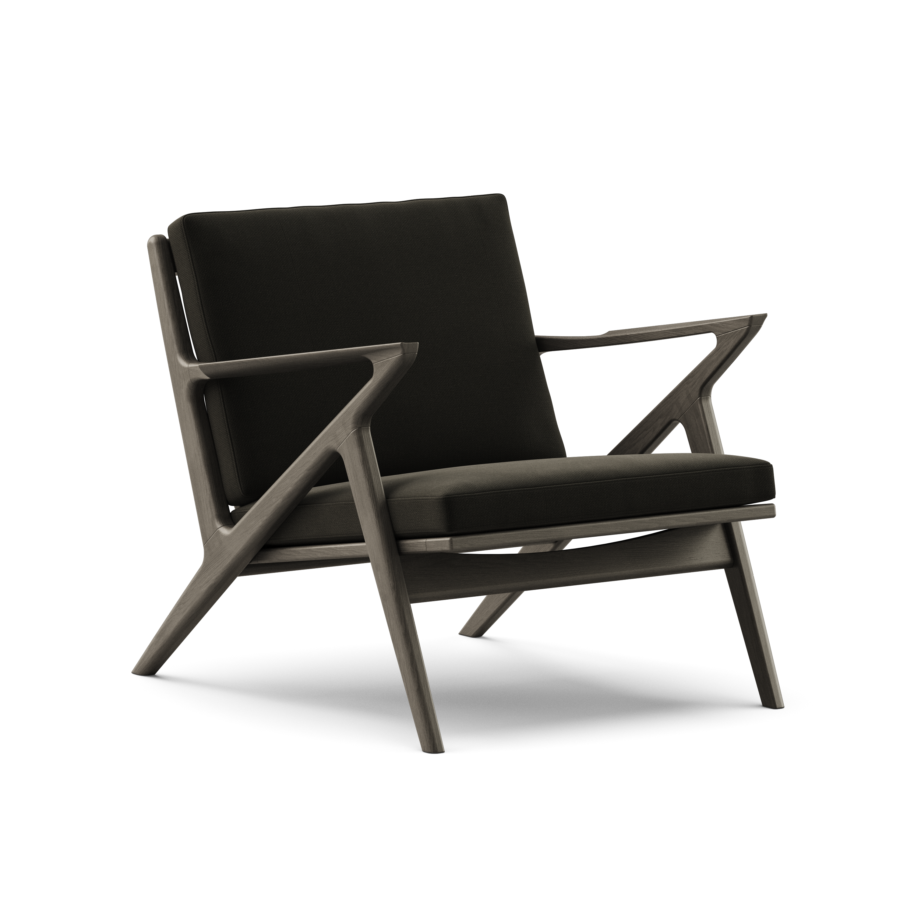 Z Chair, sortlakeret eg fra DK3 Sortlakeret eg - Balmoral 99 - Jacobsen Plus