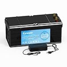 Bluetooth Lifepo4 Batteri 12v 200AH Litium med Grade A-celler och 200A BMS för Trollingmotor Camping Solsystem Gräsklippare Hushållsapplikation Stöd för serie och parallell
