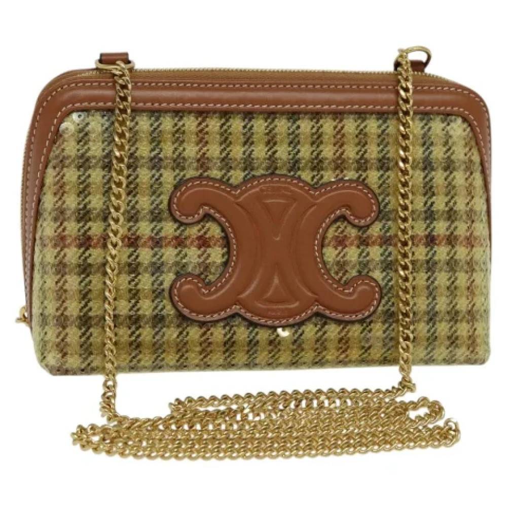 Celine Vintage Pre-owned Canvas celine-tasker - Vintage - Dame - Beige - ONE SIZE - Uld