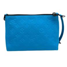 Louis Vuitton Vintage, Pre-owned, Dam, ONE Size, Pre-owned Louis Vuitton väska i canvas - blue (ONE SIZE)