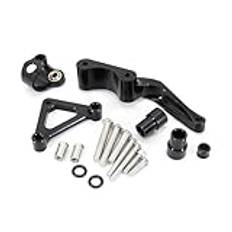 Motorcykel Titanium Linjal För Ducati Monster 795 796 696 2008-2021 2022 2023 Styrdämpare Stabilisator Modifierad Monteringsfäste Stödsatssats(Bracket Black)