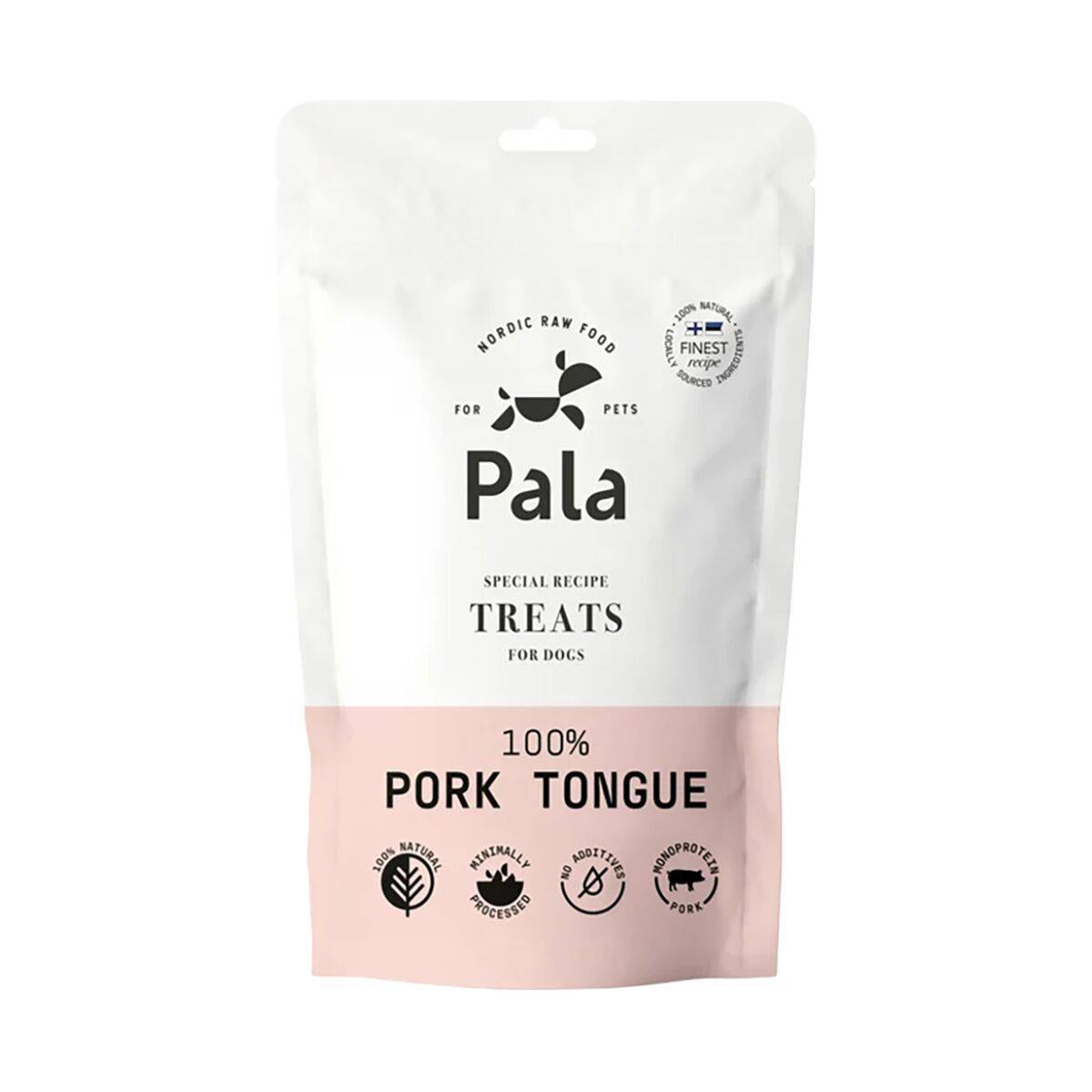 Pala 100% Pork Tongue Lufttorkat Hundgodis 100 g