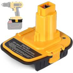 Dm18d Dca1820 Batteriadapter med USB för Dewalt 20v/18v för Milwaukee M18 18v Litiumbatteri Dcb204 Dcb205 Konverter för Dewalt 18v/20v Nicad & Nim