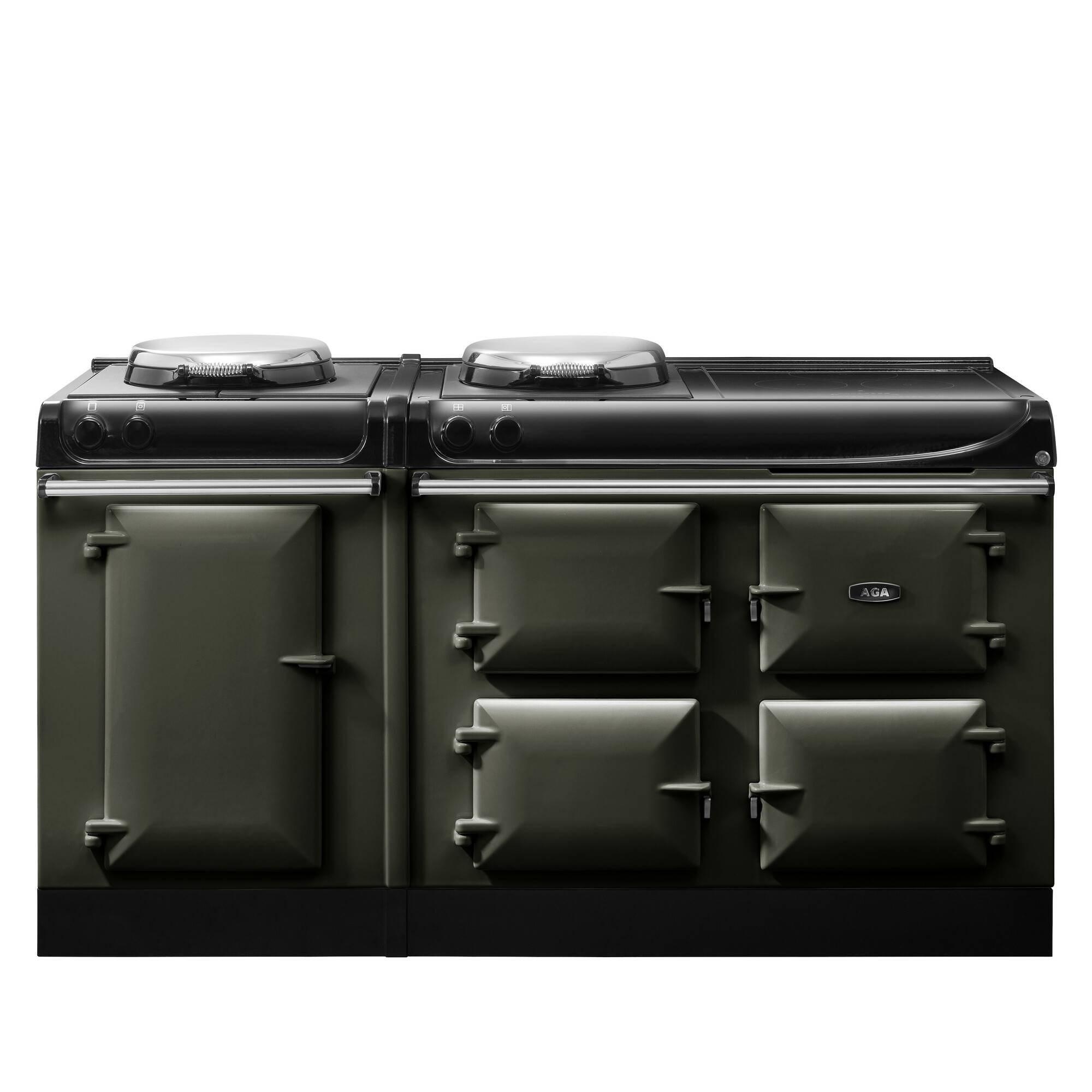 AGA R3 170 2 plattor och induktionshäll 3 zoner - Pewter