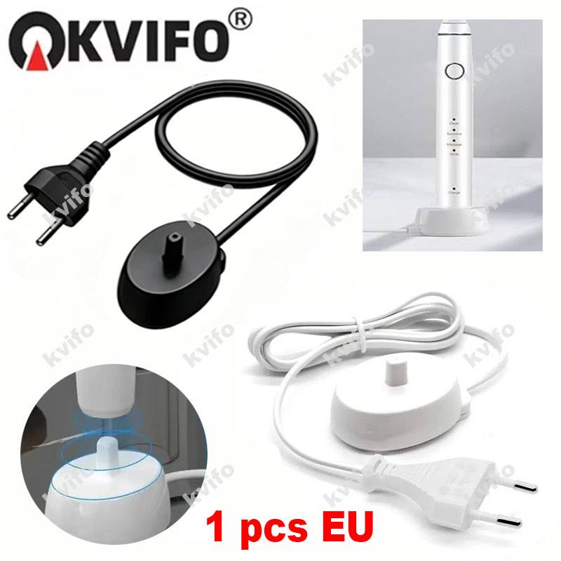 EU Charger Fit for Oral B Braun Electric Toothbrush iO Series 3 4 5 6 1000/3000/5000/7000/7500 Waterproof Inductive Base