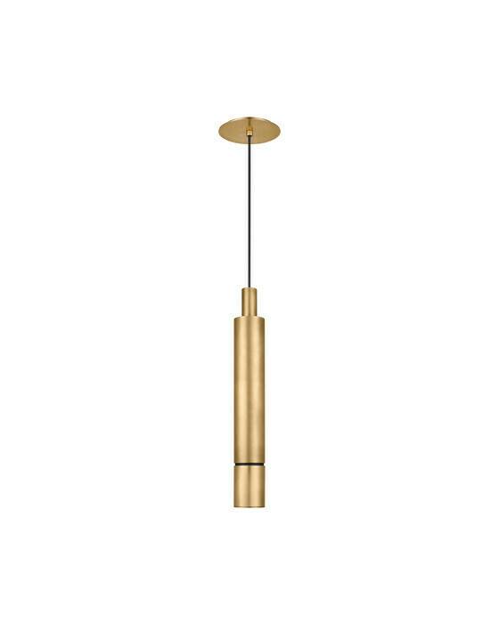 Sottile Pendant Natural Brass L