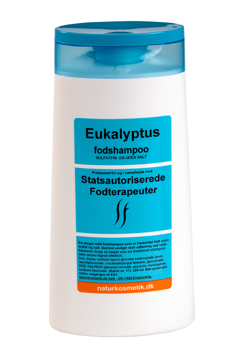 Eukalyptus Fodshampoo - Sulfatfri - forfriskende - desinficerende - 1.000 ml. med pumpe