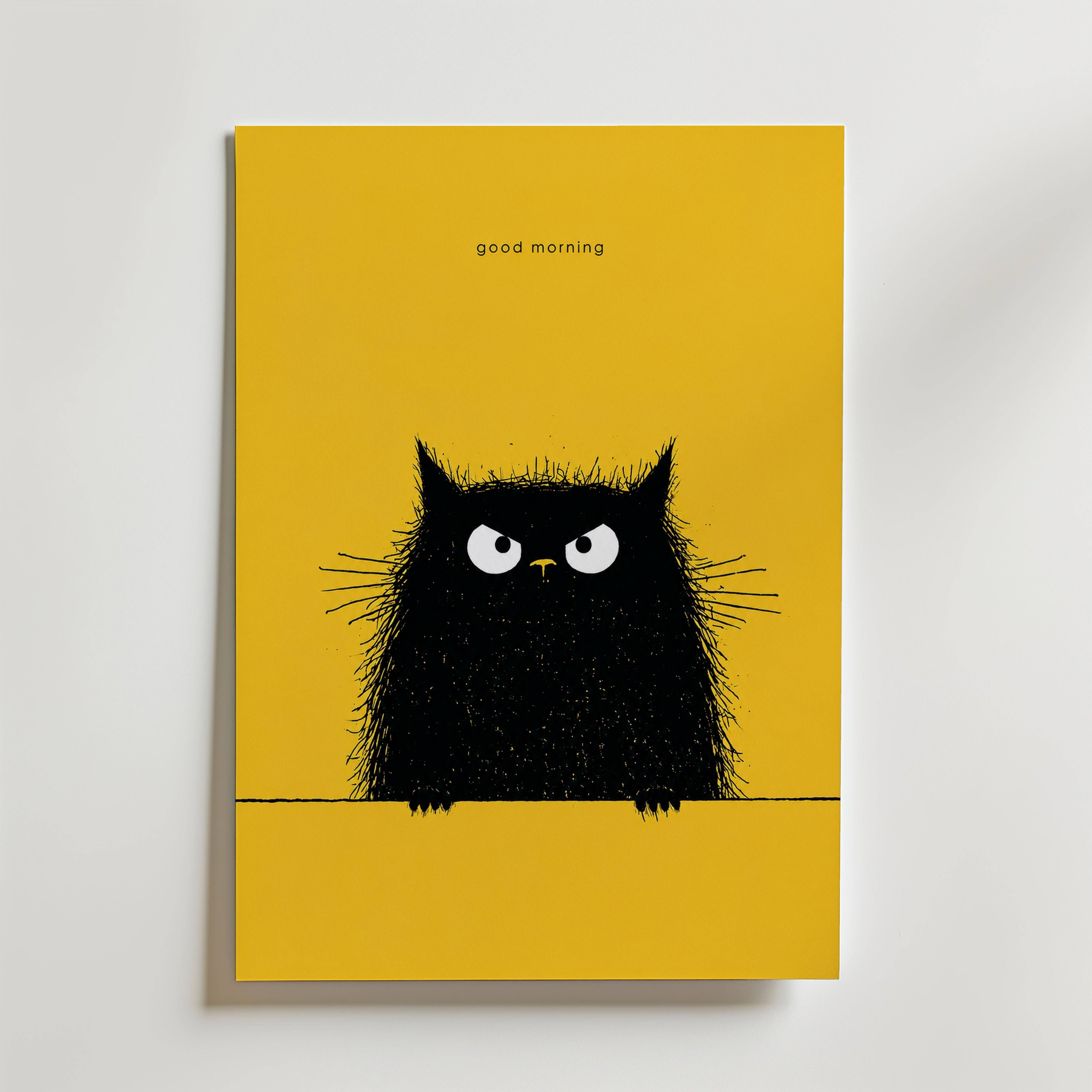 Good Morning Poster - Fine Art Poster 30x40 cm Utan passepartout