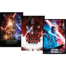 Star Wars Poster 3er-Set Episode VII, VIII, IX