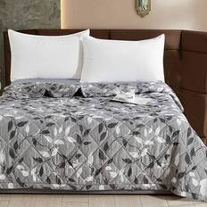 Thin Summer Spring Minimalist Versatile Quilted Bedspread - Cotton Padded Comforter/Duvet Cover - Double-Sided Floral Quilted Bedcover Single/Double, - KH004 - 160*200CM,200*220CM