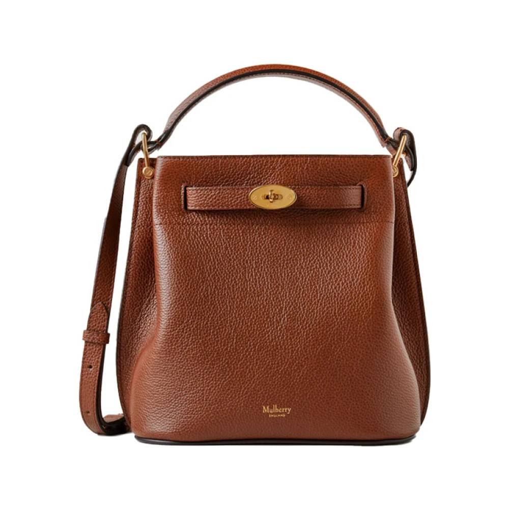 Mulberry Hh9395-552G110 Small Classic Grain Bucket Bag - Tasker - Dame - Brun - ONE SIZE - Uld