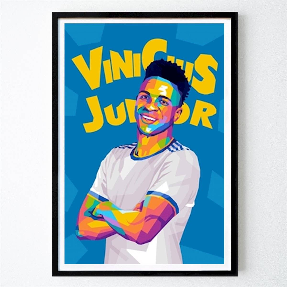Fotboll Poster: Vinicius Junior wpap av Indah Kurniani