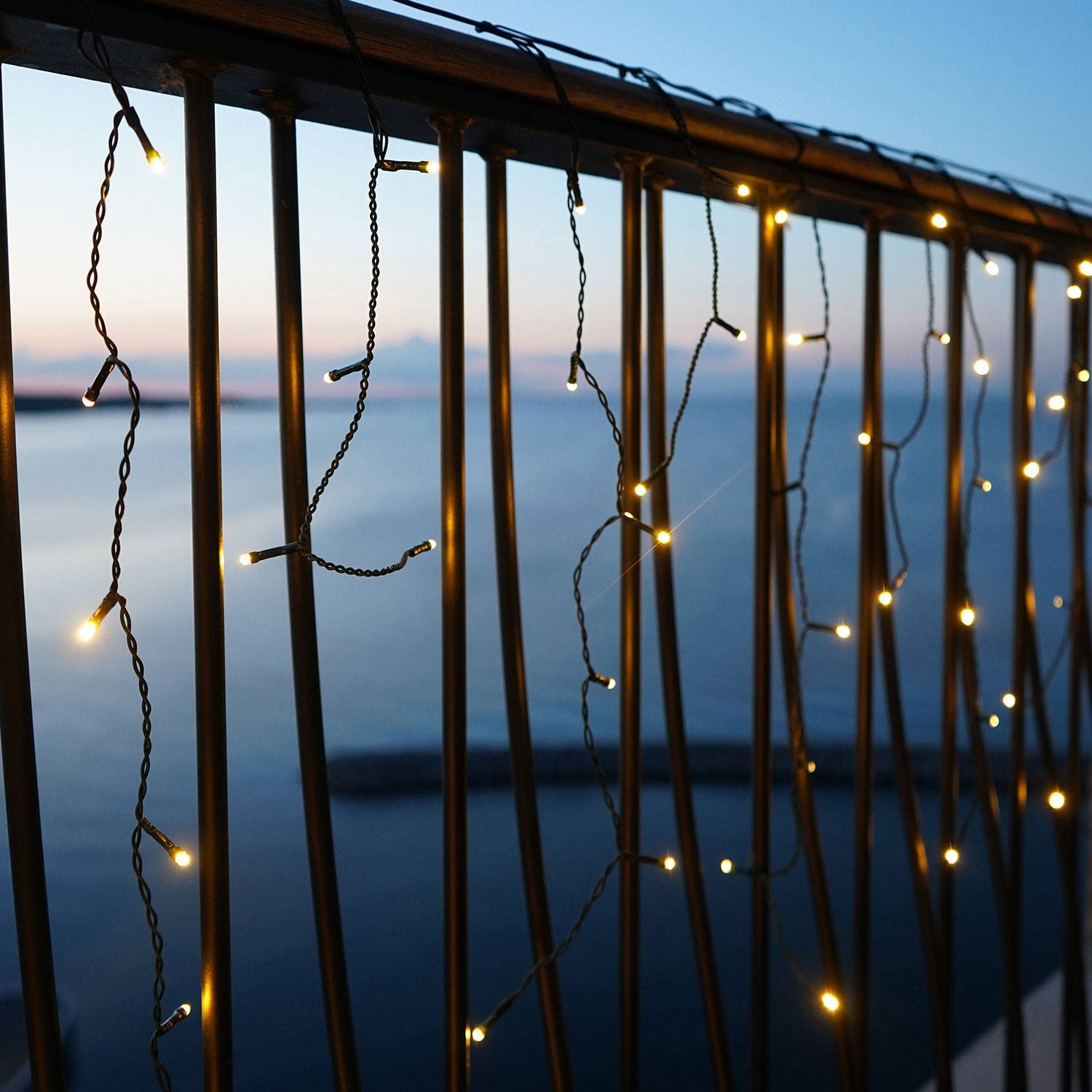 Sirius - Easy-Line Extentable Icicle suppleringssæt 100 LED, med farveskift-funktion