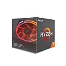 AMD Ryzen 7 2700X YD270XBGAFBOX Processor, Svart