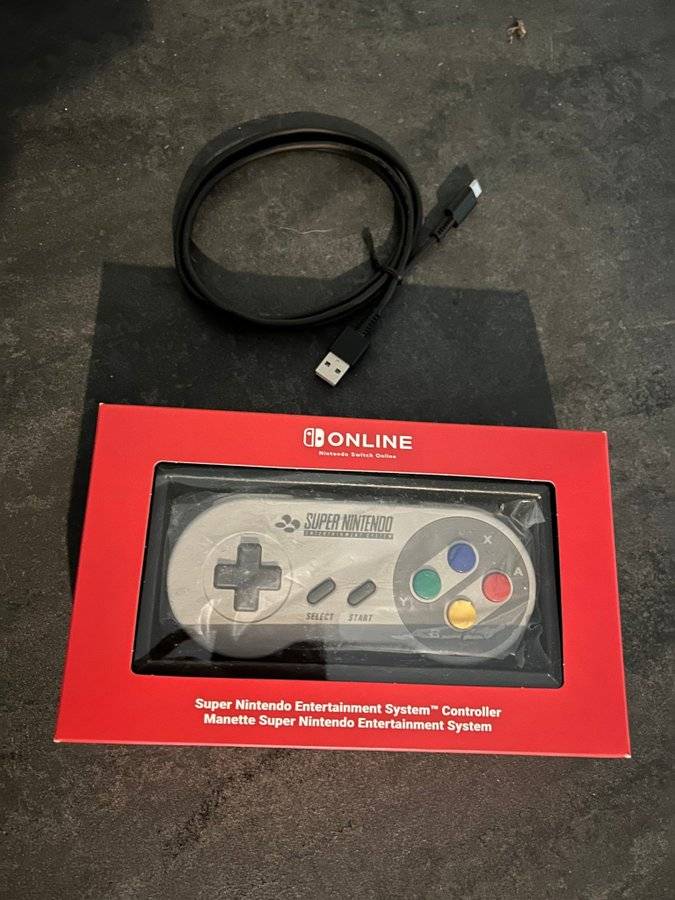 Super Nintendo Entertainment System handkontroll snes controller