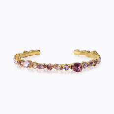 Caroline Svedbom Antonia Bangle Armband / Violet Combo (Gold)
