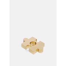 Project Playground Puzzle candle holder - Gold Plated