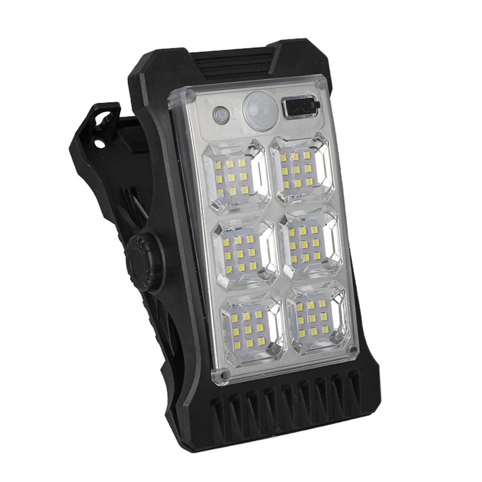 Utomhus Solvägglampa Uteplats LED Nattlampa Staketklämma Lampa Med Inbyggt Batteri Frakt Hög 54LED
