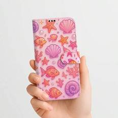 Multifunktionellt plånboksfodral i PU, kompatibelt med 11 12 13 14 15 16 Pro Max, sommarfodral, flip-fodral, kompatibelt med Samsung Galaxy A56 A55 A5 - Multifärgad (Multi-size)
