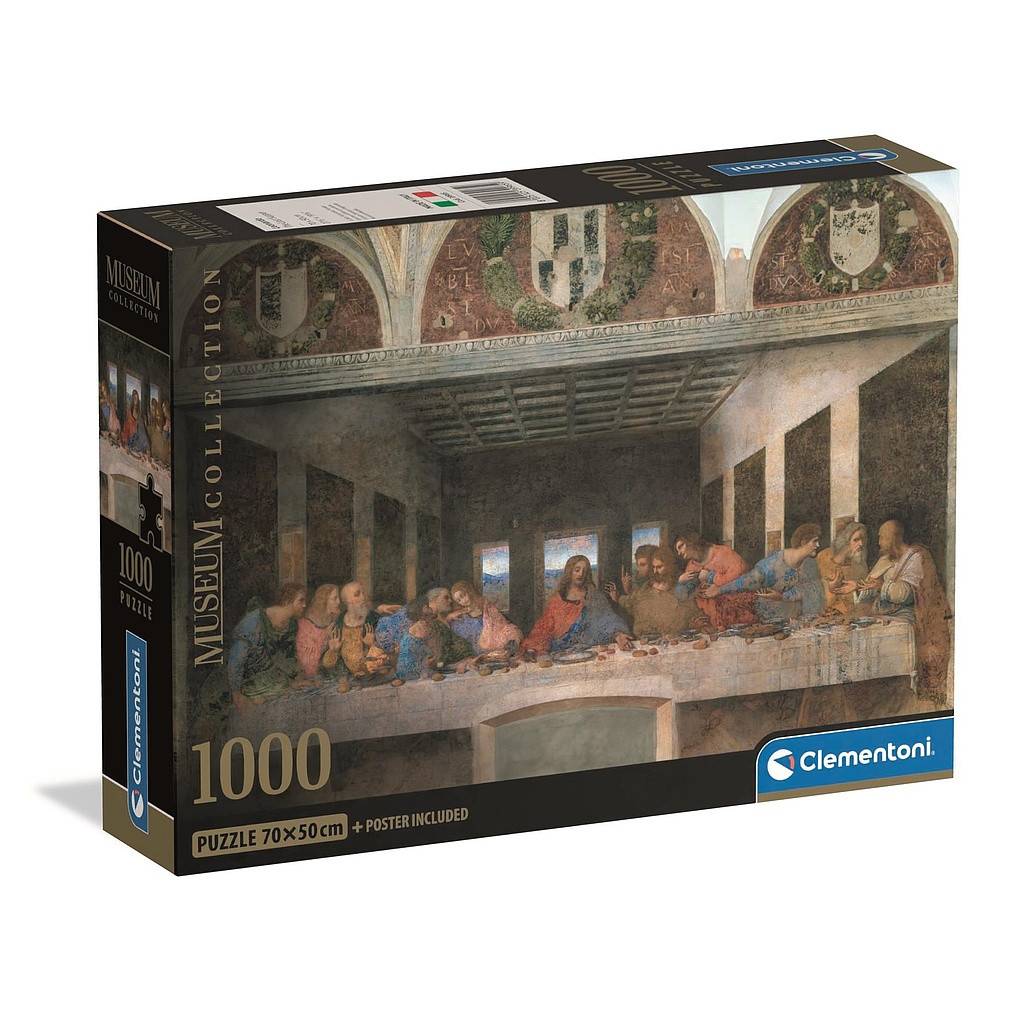 Art The Last Supper 1000-bitars Compact pussel Clementoni