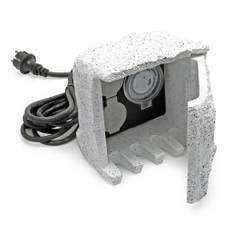 Utomhusuttag med timer 2uttag