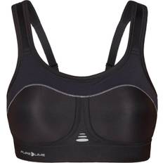 Purelime - Compression, High Impact Sports bh - Dame  - 95G  - Sort