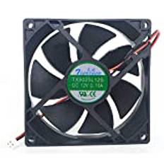 kylfläkt Tianxuan TX9025L12S, serverkylfläkt Tianxuan TX9025L12S DC 12V 0.16A, Processor Cooler kylfläns fläkt för 90 x 90 x 25 mm