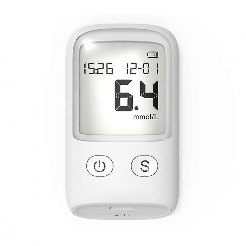 Hæmoglobinmåler Hæmoglobintestkit Glucometer måler blodsukker, 50 test
