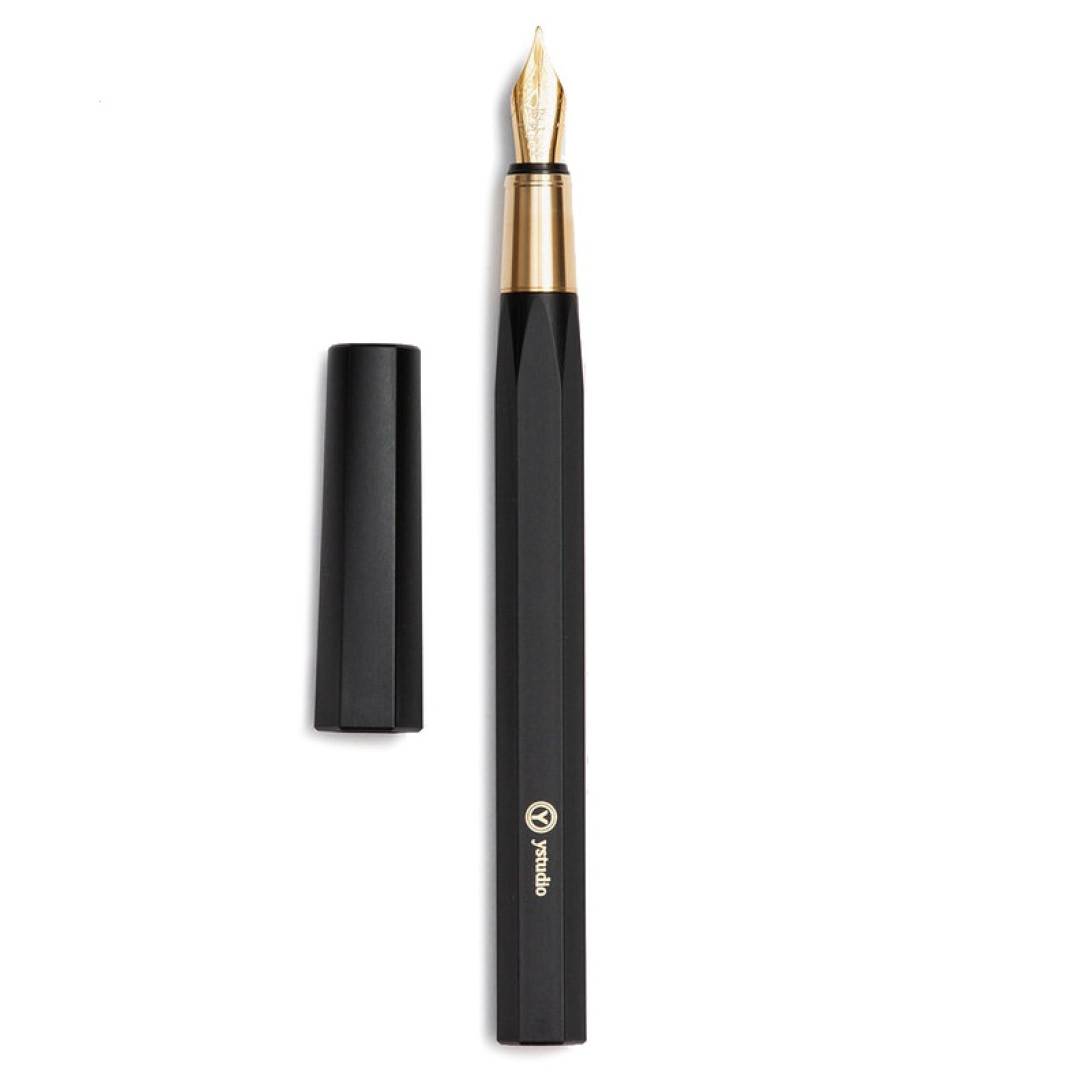 Ystudio Reservoarpenna Resin Black Fine