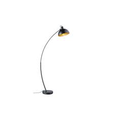 Trio Lighting Recife Golvlampa E27 svart/ guld - Svart/Guld Båglampa Svart,Guld
