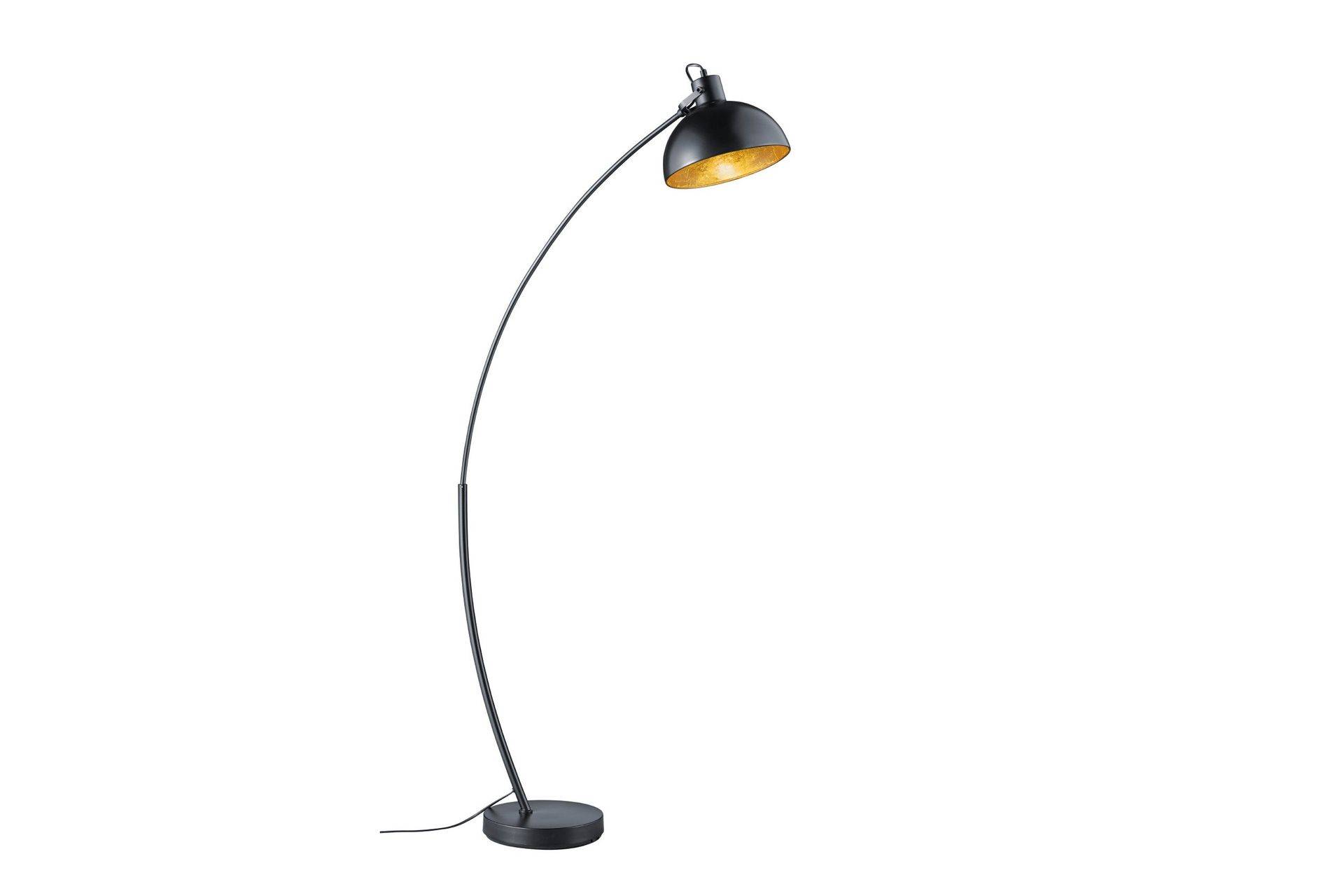 Trio Lighting Recife Golvlampa E27 svart/ guld - Svart/Guld Båglampa Guld,Svart