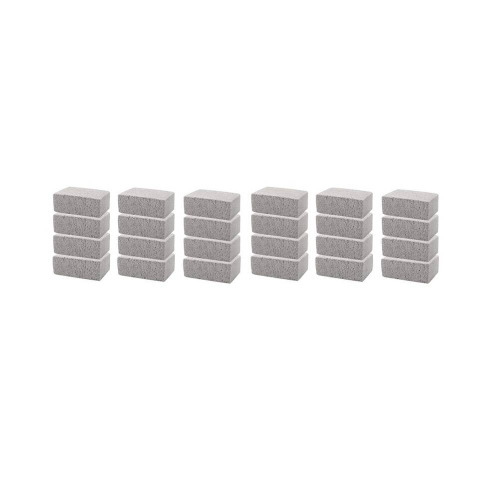 24PCS BBQ Grill Cleaning Brush Brick Block Barbecue Cleaning Stone Pumice Brick for Barbecue Rack Cleaner BBQ Tools