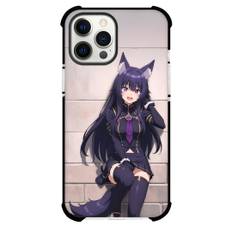 The Eminence In Shadow Delta Phone Case For iPhone Samsung Galaxy Pixel OnePlus Vivo Xiaomi Asus Sony Motorola Nokia - Delta Sitting On Wall Background Anime Art Poster