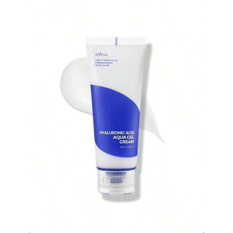 Isntree Hyaluronic Acid Aqua Gel Cream 100ml | Korean Skincare | Lightweight Hydrating Gel | Quick Absorbing Moisturizer white