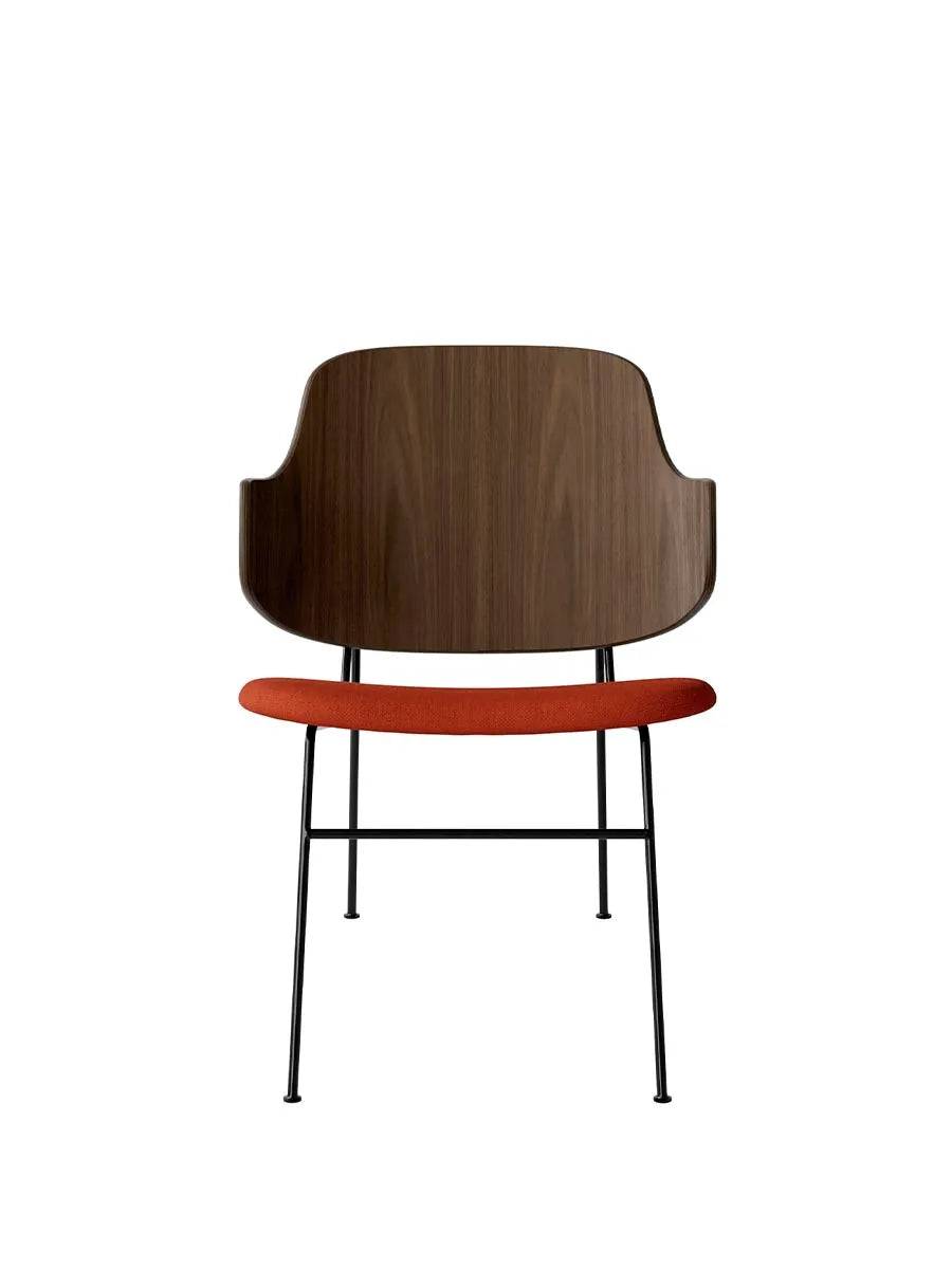 The Penguin Lounge Chair, Polstret fra Audo Copenhagen Walnut / Hallingdal 600 - Jacobsen Plus