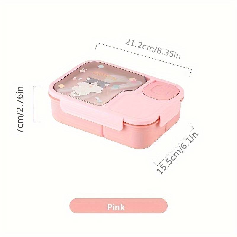 TEMU Pp Lunch Box, Compartment Student Lunch Box, Office Bento Box, Microwave Safe Multi-compartment Lunch Box, Portable Large Capacity Meal Box ()