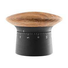 Eva Solo Nordic Kitchen Minutur - H 9 x B 7 cm - Skridsikker gummibund - Sort