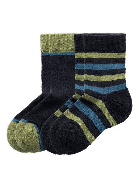 Vedby Wool Sock Kids 2-P - Blå (29-32)