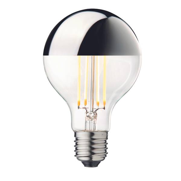 Globe Silver Crown - E27 - 3,5W LED - Dæmpbar - 2700K - Design By Us