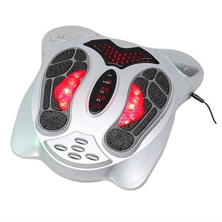 Foot Massage Pad Pulse Physiotherapy Smart Foot Pad Micro Current Foot Massager 46*14*46 silver