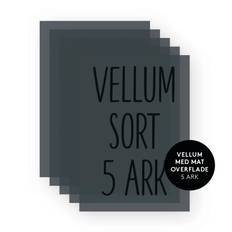 Three Scoops vellum – TSK0039 – “Sort” (5 ark)