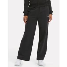 Reebok Women's Identity Fleece Wide Leg Pants - Black - Size: Medium