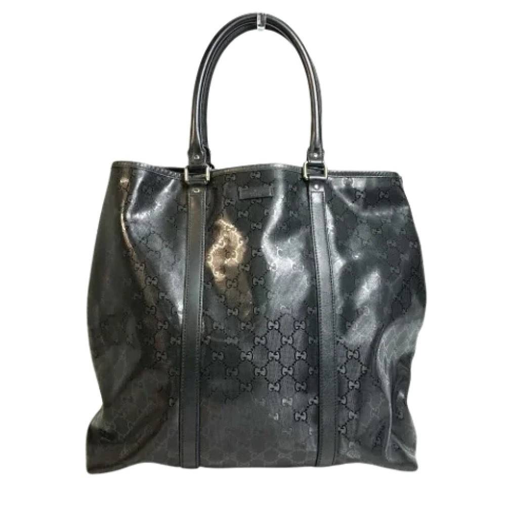 Gucci Vintage Pre-owned Canvas gucci-tasker - Vintage - Dame - Sort - ONE SIZE - Tyl